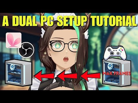 VTUBER TUTORIAL - TWO PC SETUP MADE EASY!!! NEVER LET YOUR MODEL LAG AGAIN!!!