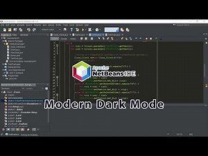 Modern Dark Mode for Netbeans 12.0, 12.4 [Update 2022]
