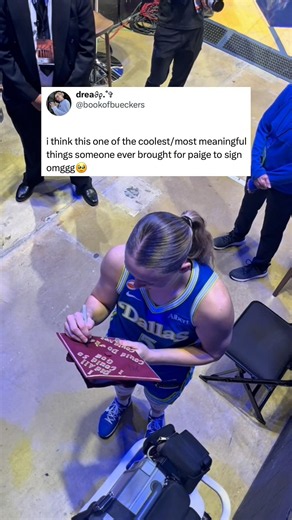 Getting your graduation cap signed by Paige Bueckers and Azzi Fudd, best graduation gift ever 🤩