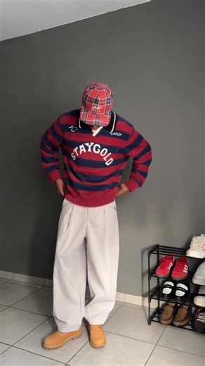 Dan. on Instagram: "What I’ve been rockin lately from @novamen by @fashionnova 🧥Items worn: Fit 1: 🔎 Very Rare Flannel Structured Snapback Hat Red/combo - OS] 🔎 Stay Gold Striped Brushed Sweater - Red - L Fit 2: 🔎 Monogram Denim Painters Snapback Hat - Black - OS 🔎 LA Patchwork Varsity Jacket - Royal/combo - L 🔎 Color Block Slip On Loafers - Black/White - 10 Fit 3: 🔎 Lucid Square Frame Color Lens Sunglasses - Black/Yellow - OS 🔎 Beverly Tweed Contrasting Stitch Trucker Jacket - Black - X