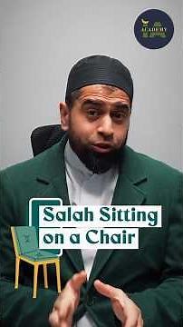 How to pray sitting on a chair (Hanafi Madhab)