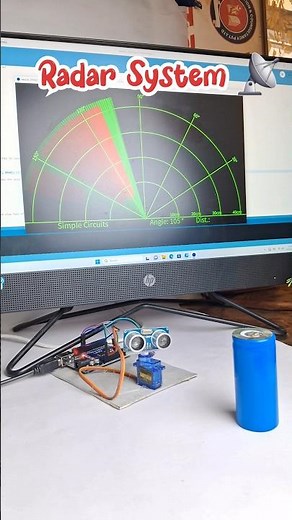 DIY Radar System For School Project #mrprotech#diy#shorts#schoolproject#arduino