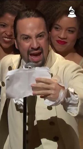 Lin-Manuel Miranda Raps His GRAMMY Acceptance Speech For 'Hamilton' | GRAMMY Rewind