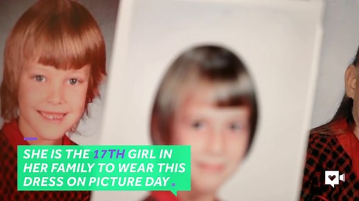 51 years, 17 girls, 1 red plaid dress