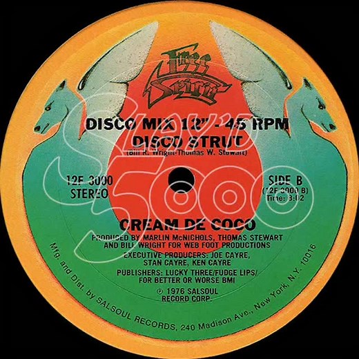 Cream De Coco - Disco Strut #creamdecoco #vinyl #recordcollector recordcollection records nowplaying music vinyladdict cratedigging onmyturntable | Slayd5000