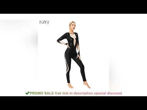 Glittery Ballet Unitards Dance Wear Costume for Adult Long Sleeve Bodysuit Figure Skating Gymnastic