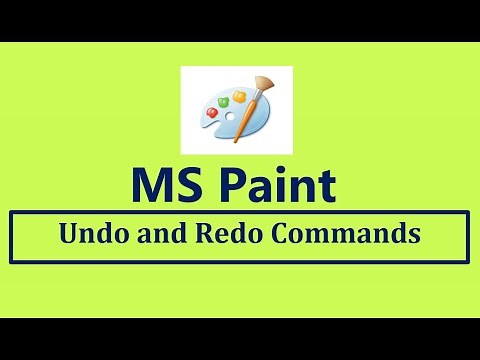 MS Paint : Undo & Redo