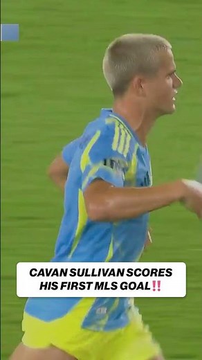 A first for Cavan Sullivan 🇺🇸 #cavansullivan #USYNT #mls