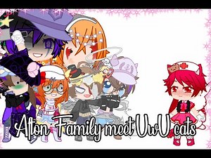 Afton Family meet UwU cats | Gacha Club | Fnaf | My AU | ❗read pin comments❗