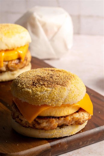 Freezer breakfast sandwiches for meal prep