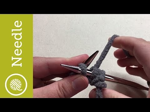 Stitch: Sl1pyb Slip 1 stitch purlwise with yarn in back