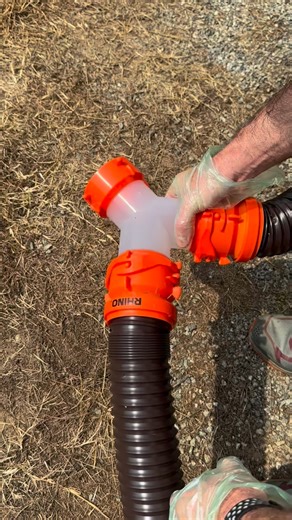 Extend your reach & make RV dumping easier 💪💩 The RhinoFLEX 10ft Extension is tough, built to last, & made right here in the USA!🇺🇸🙌 #Camco #BetterEquipped #Rhino | Camco Outdoors