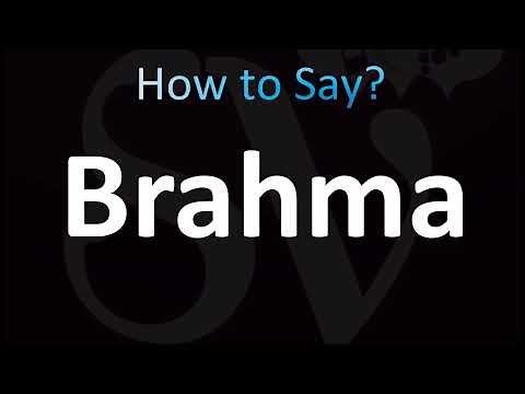 How to Pronounce Brahma (CORRECTLY!)