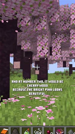 What are the best trees #minecraft #minecraftgameplay #gaming #minecraftgaming