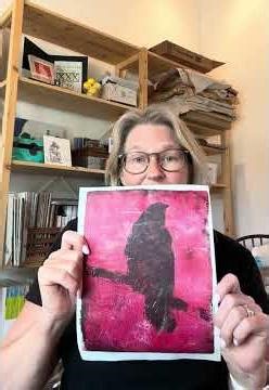 Gel Plate Printing: Making Your Own Stencils and Masks with Karen Doyle