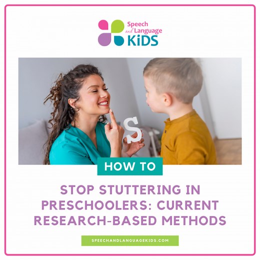 Toddler and Preschool Stuttering: Speech Therapy Ideas and Home Supports - Speech And Language Kids