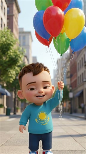 Baby Ayan Jr Pure Joy with Colorful Balloons