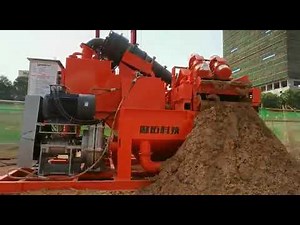 Desander Machine in Action on A Construction Site from UNIDRILL