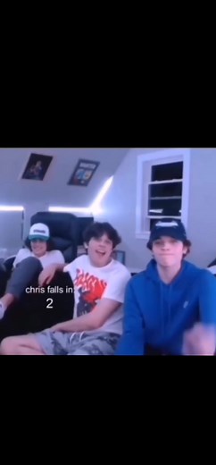 Christopher Sturniolo Falling Off Chair Video