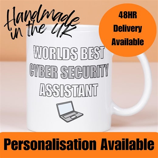 Cyber Security Assistant Mug – Personalised IT Computer Lover Gift - Etsy
