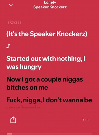 Lonely - Speaker Knockerz #lyrics #spotify #fypシ #speakerknockerz #music