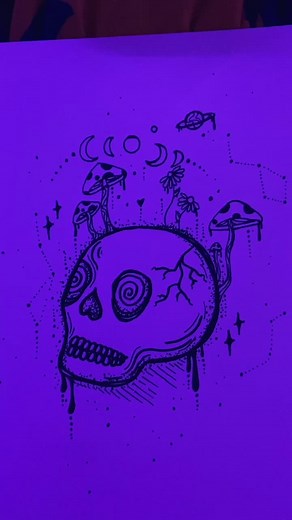 Trippy Art Drawing Tutorial: Easy Psytrance Drawing