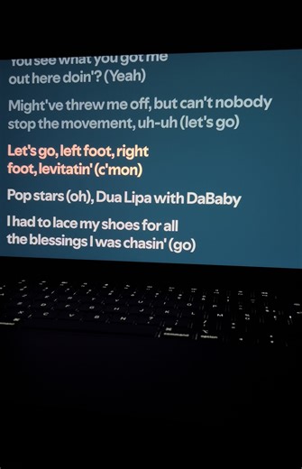 Levitating (feat. DaBaby) ~ Dua Lipa #fyp #foryoupage #lyric #levitating #dualipa