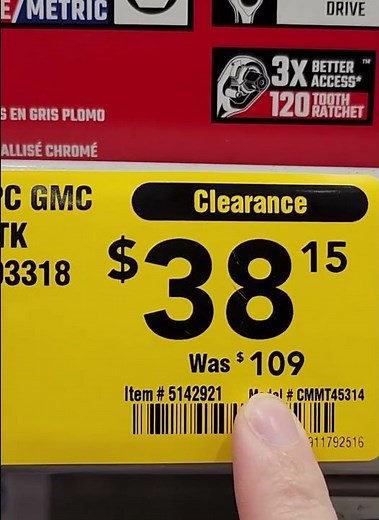 Lowes Clearance Finds - Craftsman Mechanic Set 3