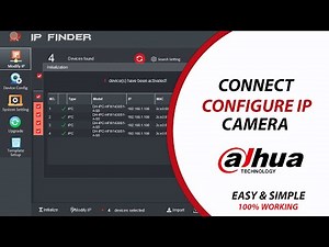 How to Configure Dahua IP Camera Using Tool
