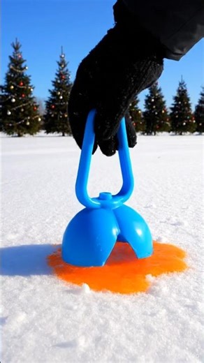 The perfect snow and snowball! 🥶 #satisfying #snow #snowball