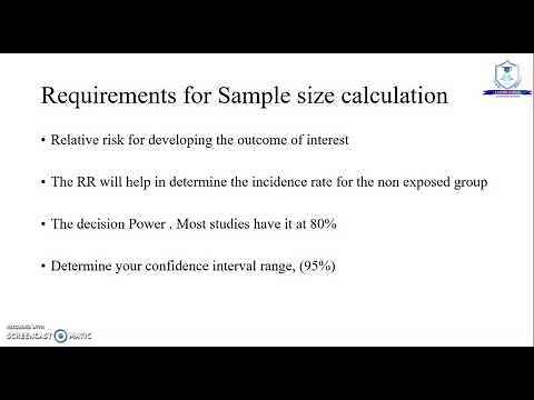 SampleSize Calculation; Cohort Studies