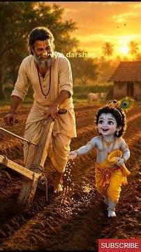 Why did God have to come when the devotee went to plow the field? @BhaktiPath #krishna #krishnabh...