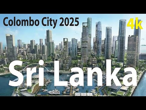 Colombo City - Sri Lanka 4K By Drone 2025