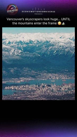 One of the Most Unreal City Views on Earth 🏔️🌍