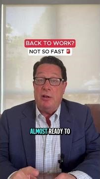 Work injury recovery: when should you return to work?