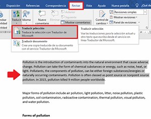 Traducir documento Word de Inglés a Español - Tecpro Digital
