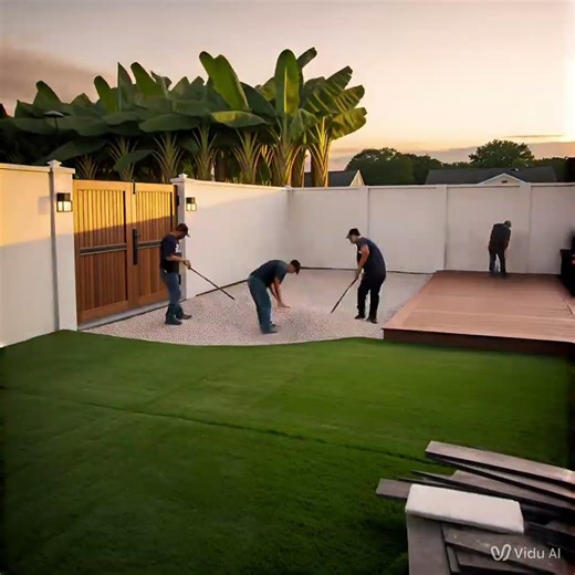 Backyard clean up #restoration #pool