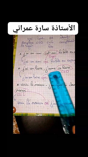 920 reactions · 158 shares | رابعة متوسط فرنسية درس proposition subordonnée relative لاتبخلونا بدعمكم 殺 وتفاعلكم | الأستاذة سارة عمراني | Facebook