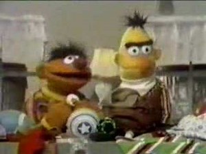 Classic Sesame Street - Ernie cleans up to TMBG music