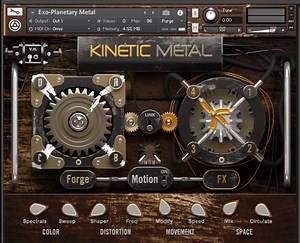 Kinetic Metal by Native Instruments - Metallic Percussion Library Plugin VST3 Audio Unit AAX