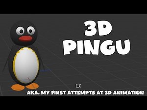 3D Pingu animation I made in Prisma3D aka. My first attempts at 3D animation.