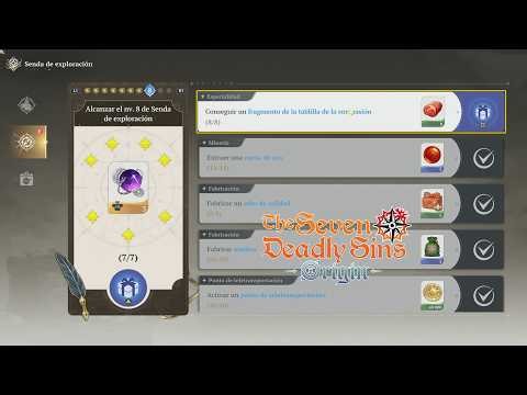 Conseguir un fragmento de la tablilla de la compasión The Seven Deadly Sins: Origin