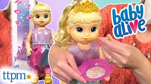 Watch Baby Alive Princess Ellie Grows Up Doll from Hasbro on Amazon Live