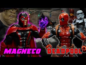 Deadpool vs Magneto [Marvel Stop Motion]