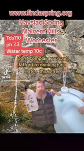 Free #naturalwater #mineralwater #springwater www.findaspring.org #water #awareness #reelsfb | Doran Binder