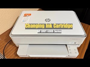How to change the Ink Cartridge of HP ENVY 6000 Series Printer?