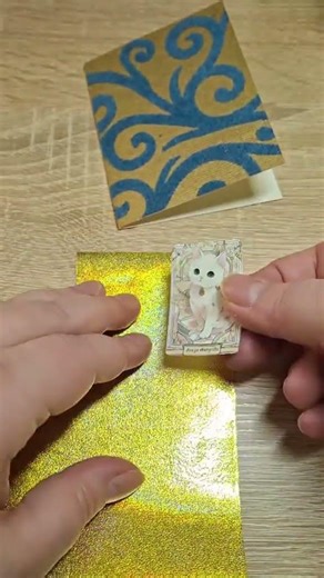Making friendship book with cat sticker #asmr #crafts #diy #scrapbooking #handmade ##penpals