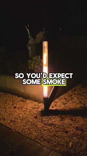 A clean, smoke free flame with real ambience.