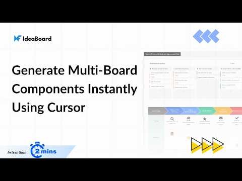 Generate Multi-Board Components Instantly Using Cursor | MockFlow IdeaBoard | MCP Server