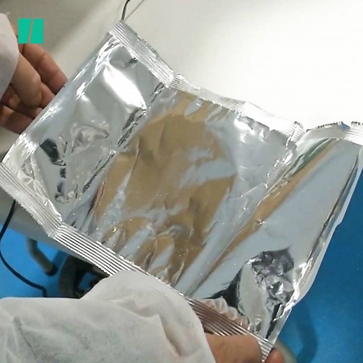 ‘If it ends up in the sea, in 26 weeks it will dissolve back into water and leave no microfibres.’ | HuffPost UK